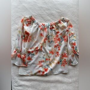 Floral Off-Shoulder Blouse